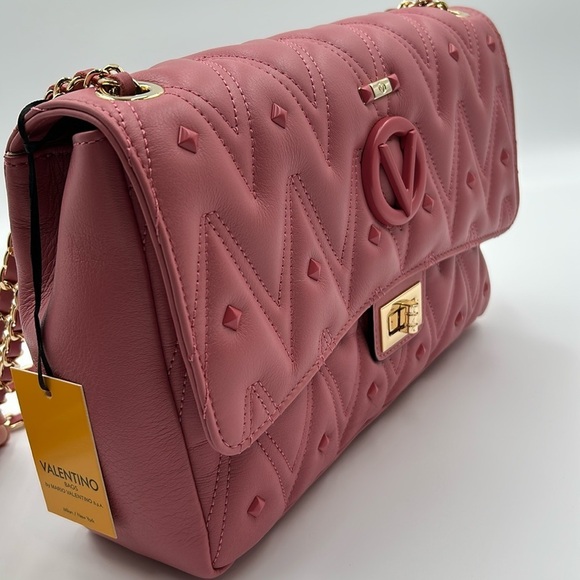 1791- Valentino By Mario Valentino Posh Pink Color NWT - Picture 2 of 14